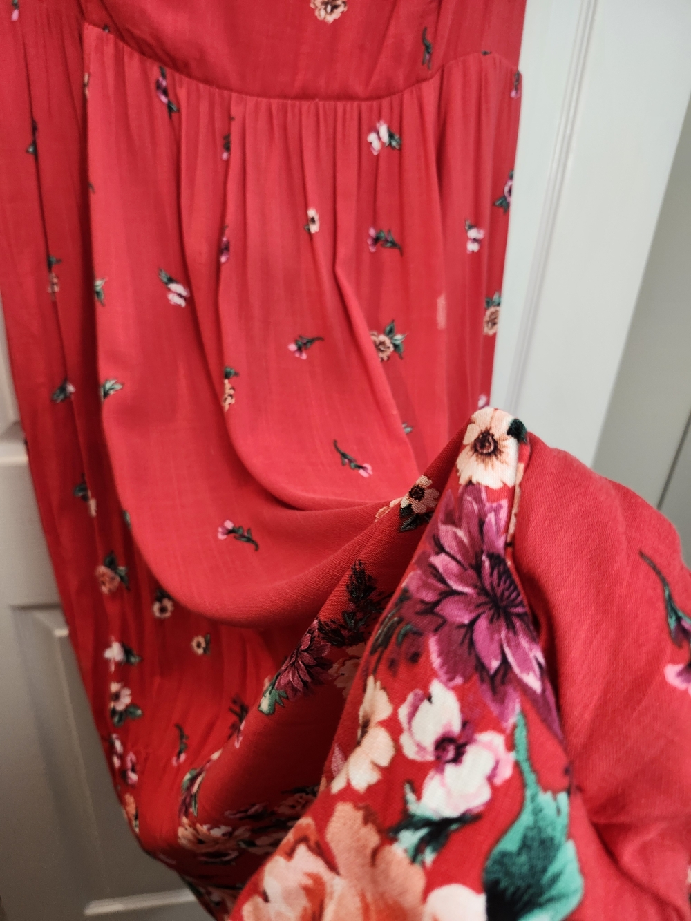 Torrid Floral Maxi Dress Trio – Cream, White & Red, Size 3X, 1 NWT, 2 NWOT - Picture 16 of 16
